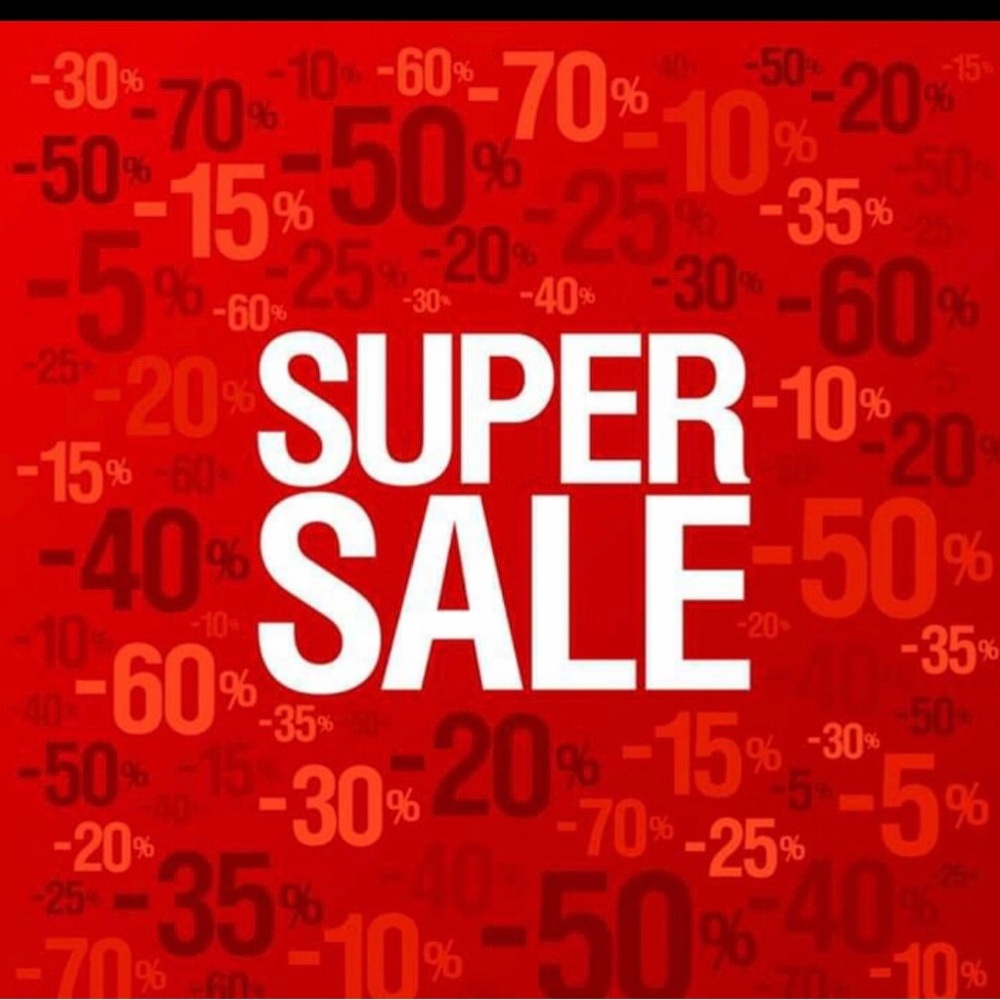 Red Super Sale Poster